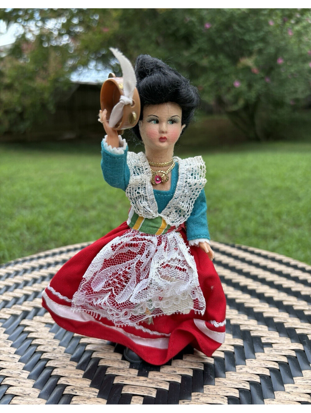 Vintage Magis Roma Felt & Cloth Doll